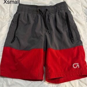 GAP Kids Gray and Red Shorts